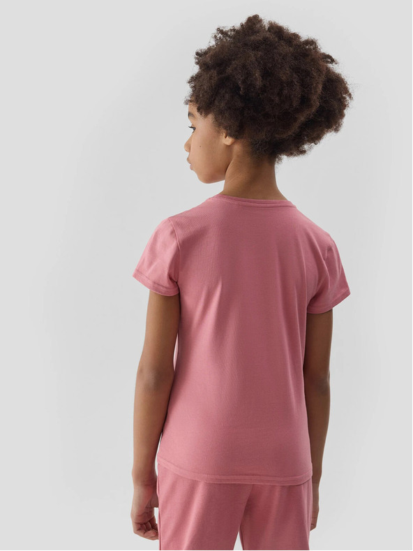 4F Dívčí hladké tričko 4F