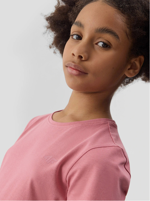 4F Dívčí hladké tričko 4F