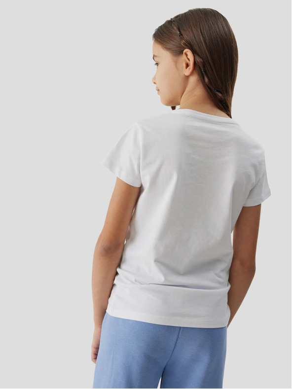 4F Dívčí tričko z organické bavlny 4F