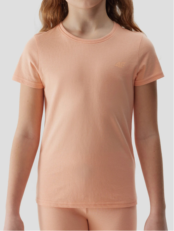 4F Dívčí hladké tričko 4F