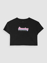 4F Dívčí tričko crop top z organické bavlny 4F