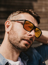 VEYREY VeyRey Unisex sluneční brýle Kerirnus oranžová sklíčka unvierzální