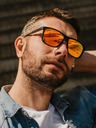 VEYREY VeyRey Unisex sluneční brýle Kerirnus oranžová sklíčka unvierzální