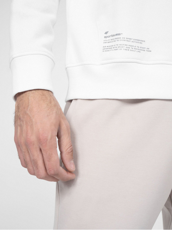 4F Pánská bavlněná mikina 4F