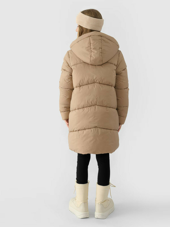 4F Dívčí péřový kabát 4F