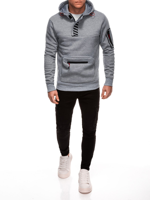 Edoti Pánská mikina s kapucí 1693B Edoti