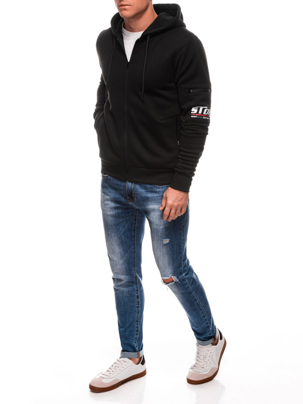 Edoti Pánská mikina s kapucí 1701B Edoti