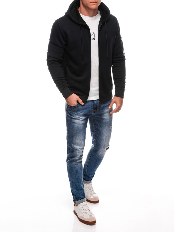 Edoti Pánská mikina s kapucí 1701B Edoti