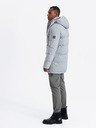 Ombre Clothing Pánská dlouhá teplá bunda parka s vlnou Ombre Clothing