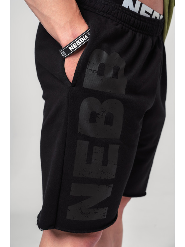 Nebbia Teplákové šortky NO BS 351 M,black