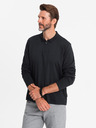 Ombre Clothing Pánské polo tričko s dlouhým rukávem Ombre Clothing