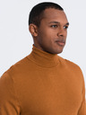 Ombre Clothing Pánský pletený jednobarevný rolák z viskózy Ombre Clothing