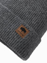 Ombre Clothing Pánská pletená čepice s nášivkou Ombre Clothing