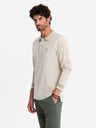 Ombre Clothing Pánské polo tričko s dlouhým rukávem Ombre Clothing