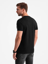 Ombre Clothing Pánské bavlněné tričko s jemnou výšivkou Ombre Clothing