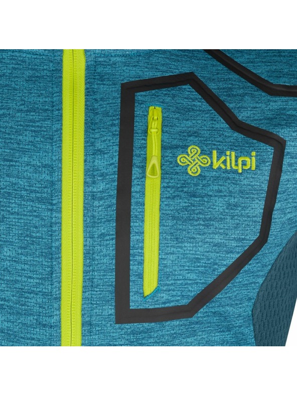 Kilpi Pánská funkční mikina Kilpi ALANIS-M Tyrkysová