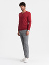 Ombre Clothing Elegantní pánský svetr BASIC s výstřihem do V Ombre Clothing