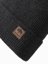 Ombre Clothing Pánská pletená čepice s nášivkou Ombre Clothing
