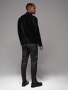 Ombre Clothing Pánské džínové kalhoty STRAIGHT LEG - černé V1 OM-PADP-0133 Ombre Clothing