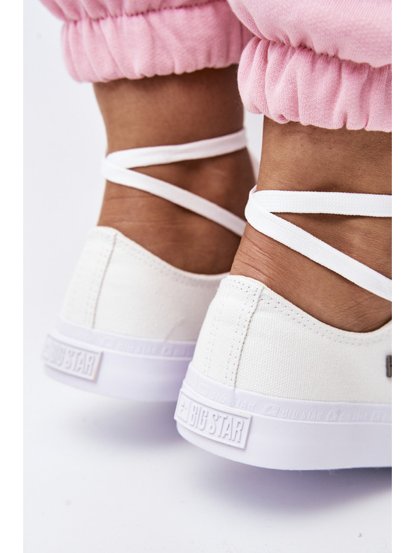 BIG STAR SHOES Dámské klasické tenisky Big Star - bílé