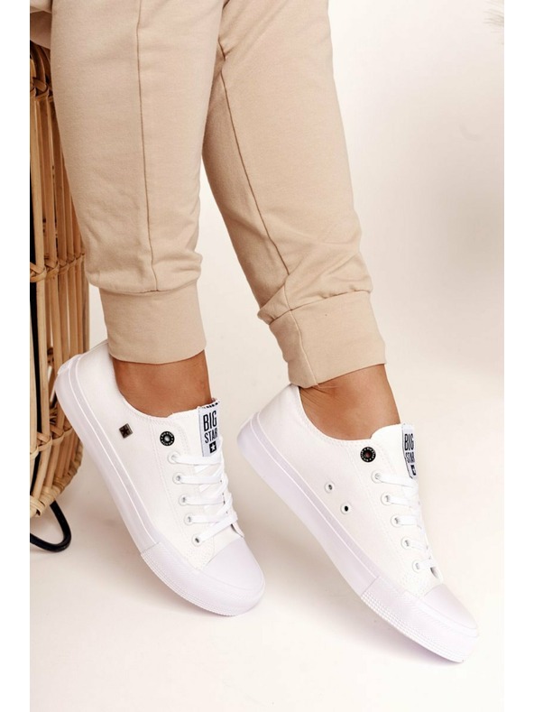 BIG STAR SHOES Dámské klasické tenisky Big Star - bílé