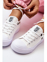 BIG STAR SHOES Dámské klasické tenisky Big Star - bílé