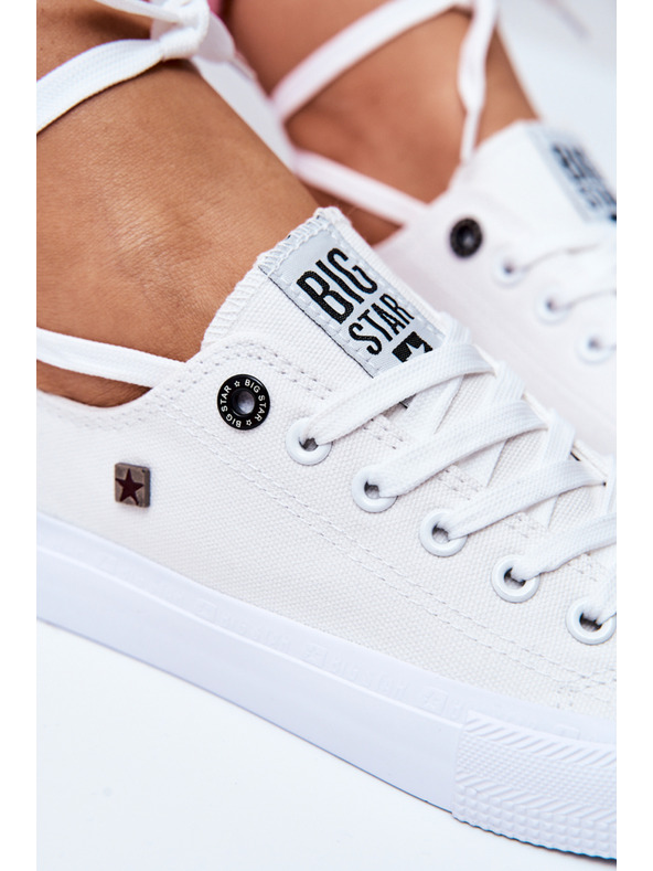 BIG STAR SHOES Dámské klasické tenisky Big Star - bílé