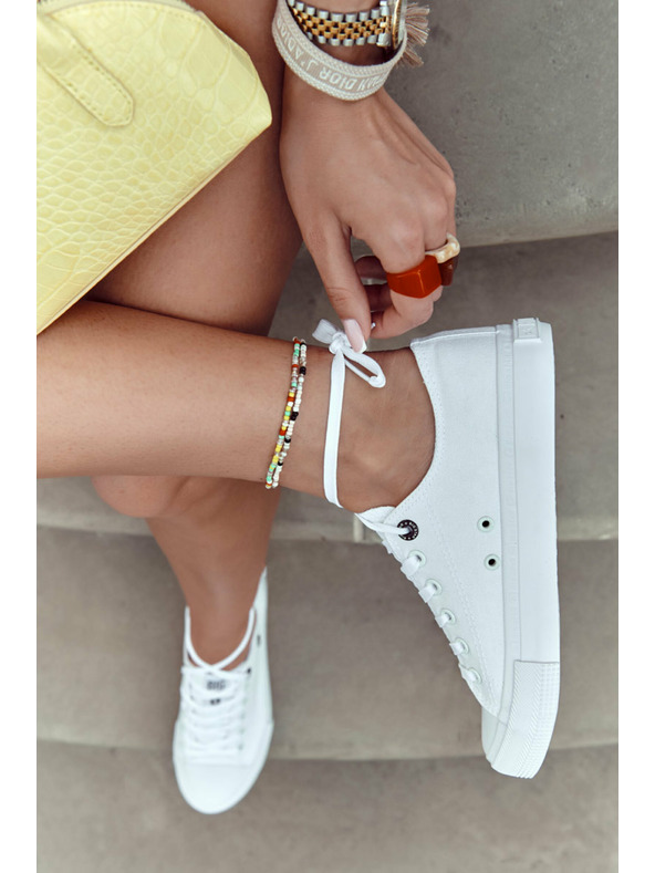 BIG STAR SHOES Dámské klasické tenisky Big Star - bílé