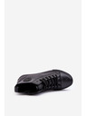 BIG STAR SHOES Pánské zateplené vysoké tenisky se zipem Black Big Star Velikost: