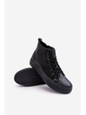 BIG STAR SHOES Pánské zateplené vysoké tenisky se zipem Black Big Star Velikost: