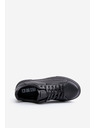 BIG STAR SHOES Tenisky Sneakersy Pánské Z Eko Kůže Big Star OO174117 Černé