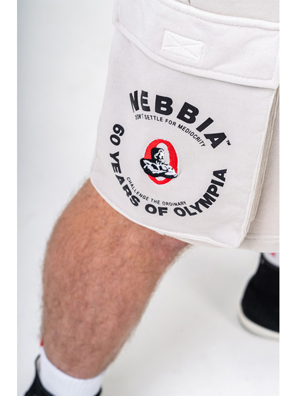 Nebbia Washed volné cargo šortky LEGACY 787 M,black