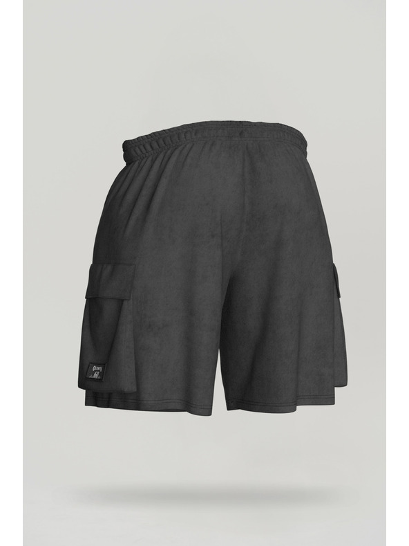 Nebbia Washed volné cargo šortky LEGACY 787 M,black