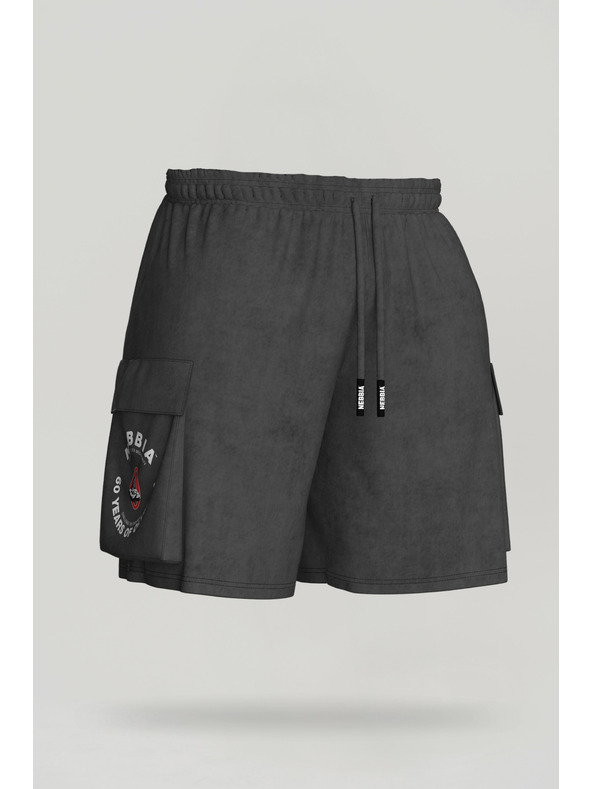 Nebbia Washed volné cargo šortky LEGACY 787 M,black