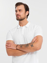 Ombre Clothing Pánská bavlněná polokošile BASIC - tmavě modrá/bílá/červená V3 OM-POBS-0133 Ombre Clothing