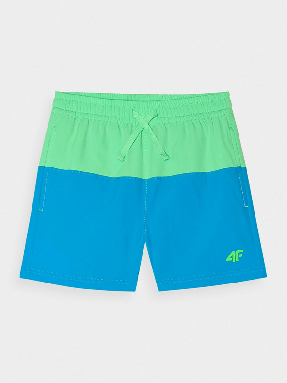 4F Chlapecké plážové šortky typu boardshorts 4F - modré
