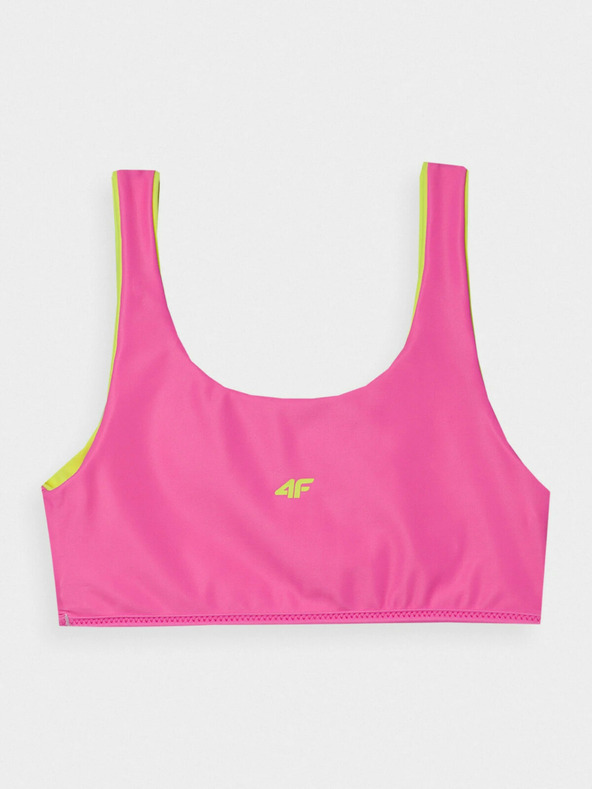 4F Dívčí dvoudílné plavky 4F - zelené/růžové