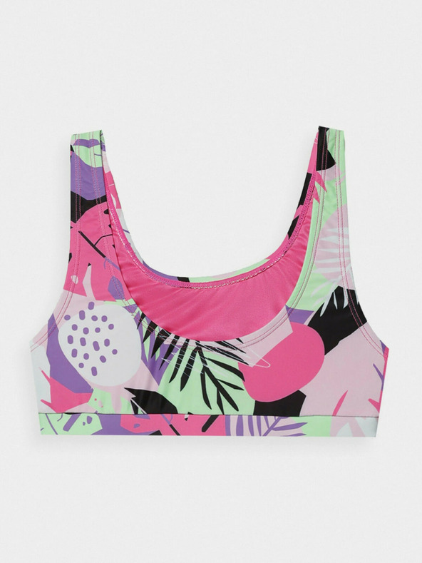 4F Dívčí třídílné plavky 4F - multibarevné