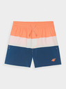 4F Chlapecké plážové šortky typu boardshorts 4F - oranžové