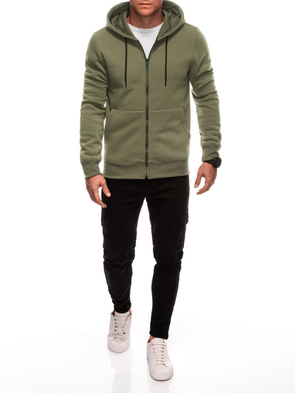 Edoti Pánská rozepínací mikina BASIC s kapucí Edoti