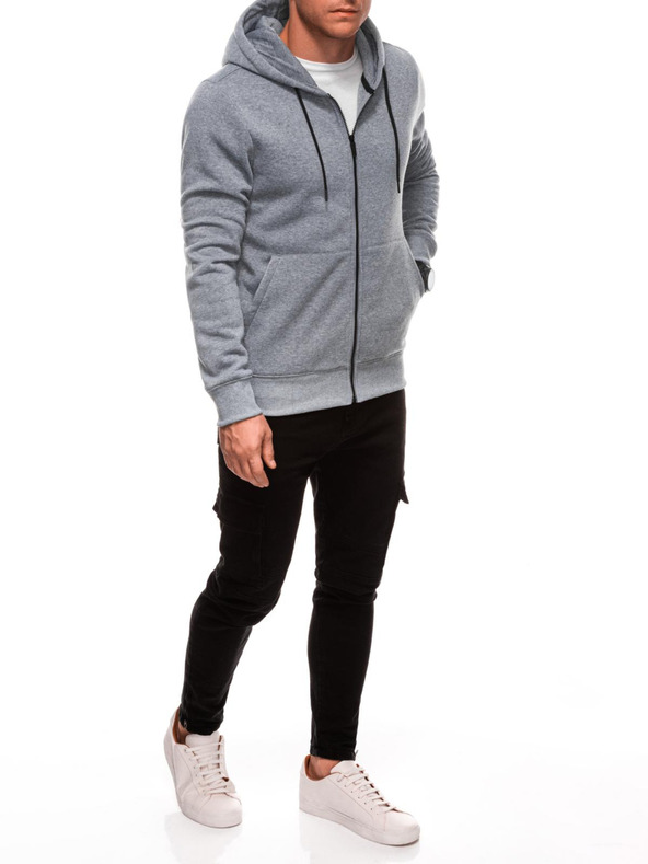 Edoti Pánská rozepínací mikina BASIC s kapucí Edoti