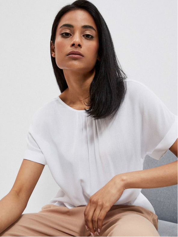 Moodo Vzorovaná košilová halenka Moodo