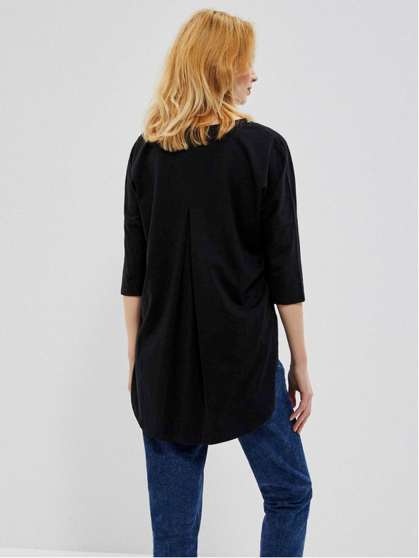 Moodo Černé dámské tričko Moodo