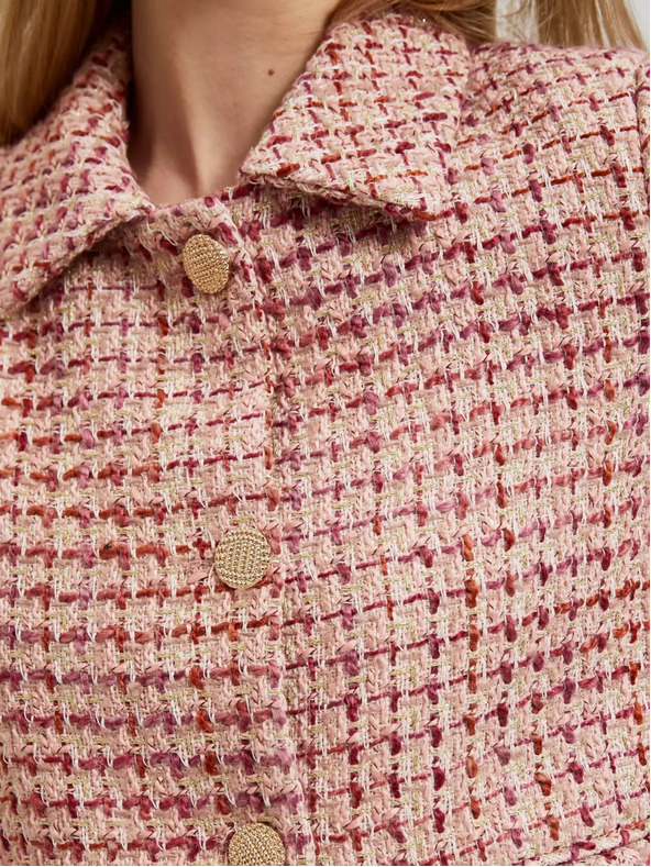 Moodo Růžová dámská bunda Moodo