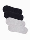 Ombre Clothing Pánské ponožky 4pack černá Ombre Clothing