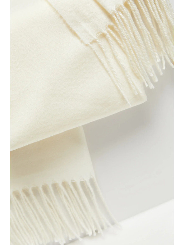 Moodo Bílá dámská šála Moodo