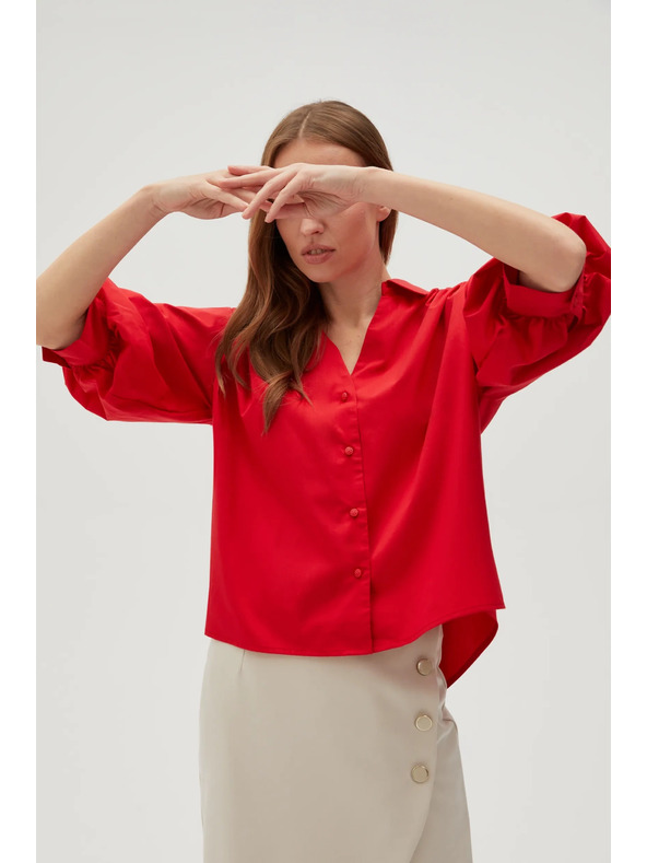 Moodo Červená dámská košile Moodo