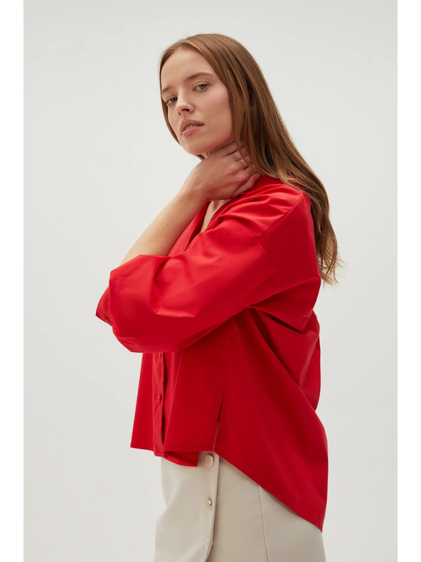 Moodo Červená dámská košile Moodo