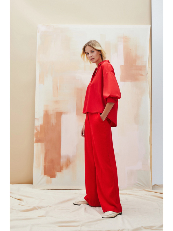 Moodo Červená dámská košile Moodo