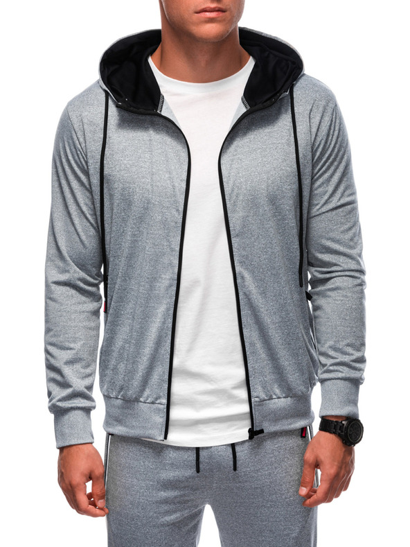 Edoti Pánská mikina a tepláky šedá Edoti